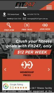 FIT247 Gym + Training – Bentleigh East