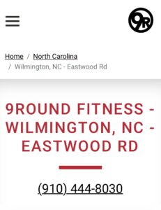 9round Fitness-Wilmington NC-Eastwood Rd.