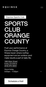Equinox Sports Club Orange County-Irvine CA