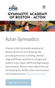 Gymnastic Academy-Boston MA