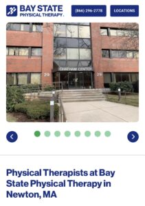 Bay State Physical Therapy-Newton MA