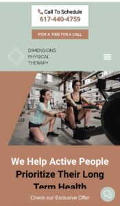 Dimensions Physical Therapy-Cambridge MA