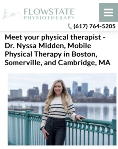 Flowstate Physiotherapy-Somerville/Cambridge/Boston MA