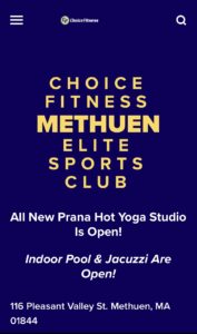 Choice Fitness Elite Sports Club-Methuen MA