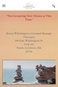 Comforts of Home Massage Therapy-North Attleboro MA